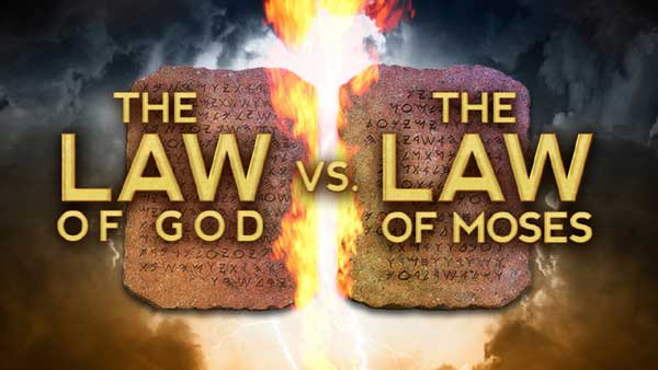 Moses law vs God's Ten Commandment Law